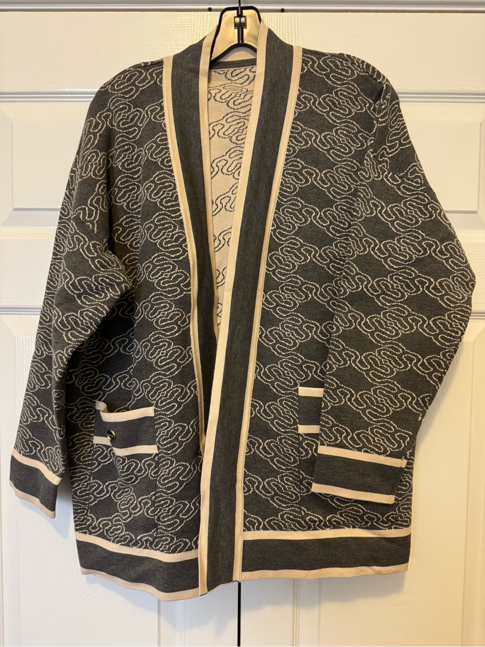 Sandro Reversible Oversized Cardigan
